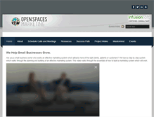 Tablet Screenshot of openspacesmarketing.net